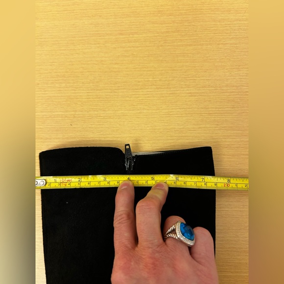 Saks Fifth Avenue black suede boots - Picture 15 of 15